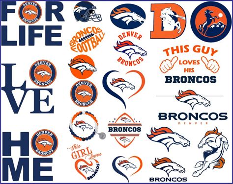 Denver Broncos Svg Nfl Svg Football Svg Files T Shirt Design Cut