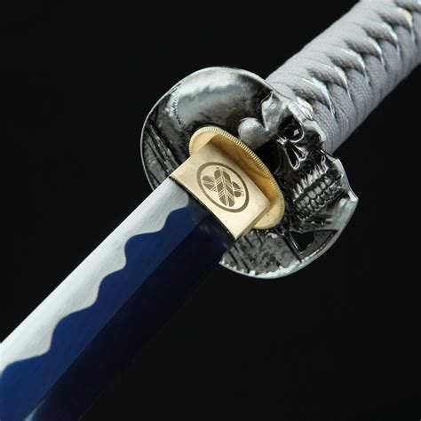Handmade Spring Steel Blue Blade Sharpening Real Japanese Katana