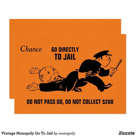 Monopoly Get Out Of Jail Free Printable