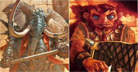 5 Heaviest Races You Can Play As In Dungeons And Dragons And The 5 Lightest