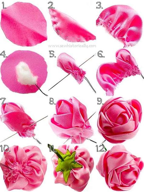 4 Ways To Make Real Silk Roses Sew Historically