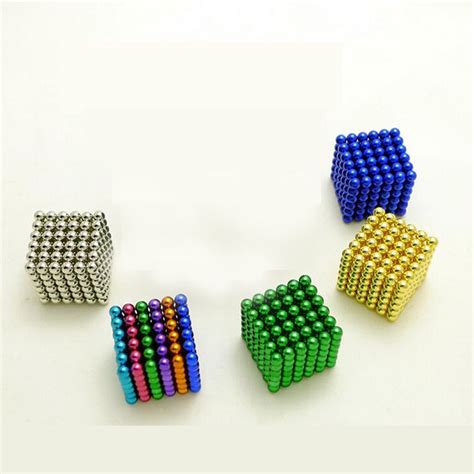 Colorful 3mm Neo Cube Magic Neodymium Beads Magnet Cube Puzzle Magnetic