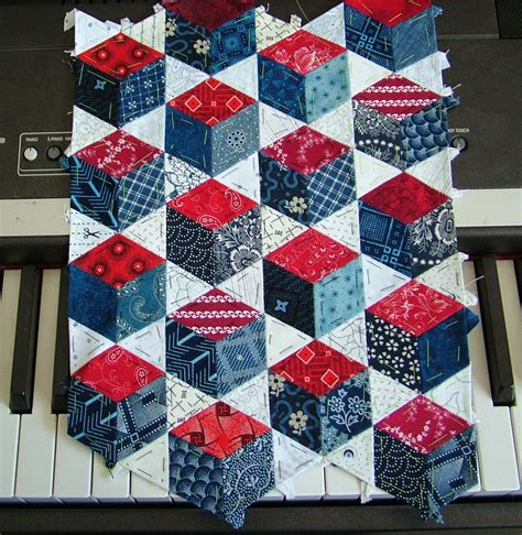 Blue Moth Week 10 Epp Back To Tradition Baby Blocks Quilting