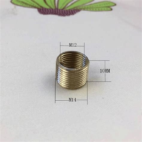 4pieceslot M4m5m6m8 To M10 M10 To M12 Copper Threaded Hollow Tube