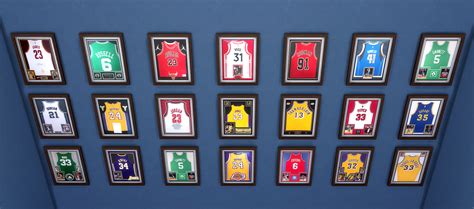 Nba Jerseys Collection At The Sims 4 Nexus Mods And Community