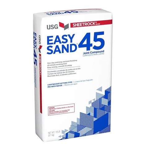 Usg Sheetrock Brand 18 Lb Easy Sand 45 Lightweight Setting Type Joint