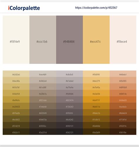 620 Latest Color Schemes With Beige And Gray Color Tone Combinations