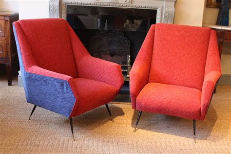 They're soft to the touch and are available… A very stylish pair of mid 20th century Italian armchairs ...