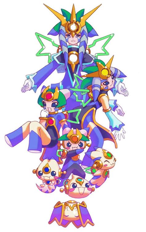 Cyber Elves Characters And Art Mega Man Zero 4 Mega Man Art Elf