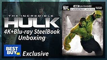 The Incredible Hulk Best Buy Exclusive 4K+2D Blu-ray SteelBook Unboxing ...