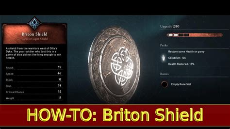 Briton Shield How To Get It And Stats Assassins Creed Valhalla YouTube
