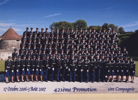 Photo de classe 1ère COMPAGNIE 421ème promotion de 2007 Ecole