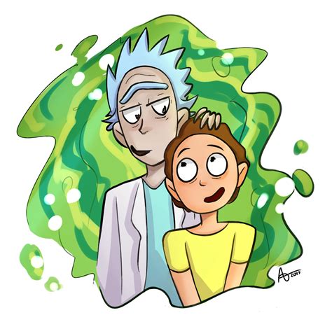 Rick And Morty By Apanda54 On Deviantart