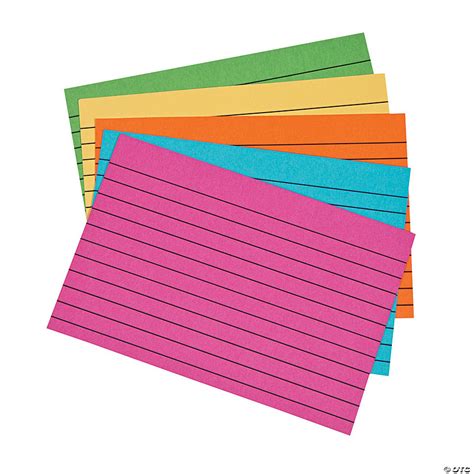 If you're not satisfied with any target owned brand item, return it within one year with a receipt for an exchange or a refund. Bright Index Cards | Oriental Trading