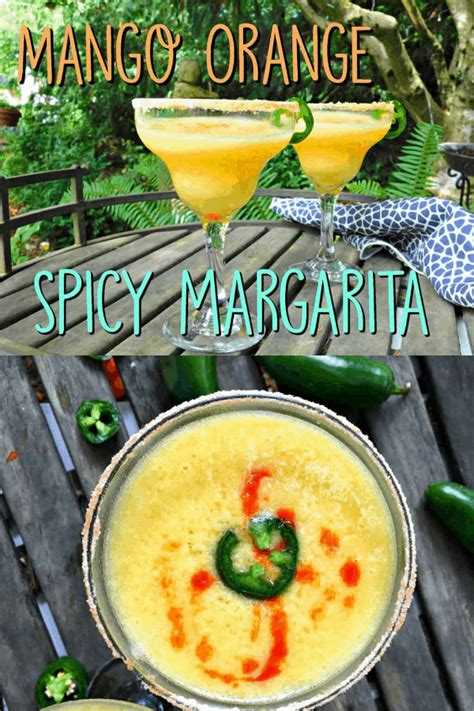Looking for an easy delicious cocktail to serve at your next party? Mango Orange Spicy Margarita featuring Frank's RedHot Sauce