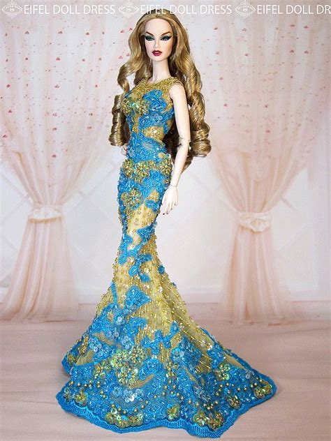 Evening Dress For Sell Efdd Barbie Gowns Doll Dress Dresses
