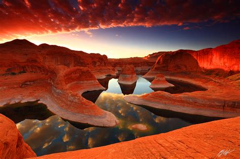 D145 Sunrise Over Reflection Canyon Utah Randall J Hodges Photography