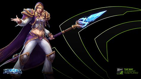 Desktop Wallpapers Heroes Of The Storm Magic Mage Staff Warriors