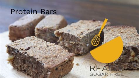 Healthy Protein Bar Recipe Low Sugar With Peanut Butter Youtube