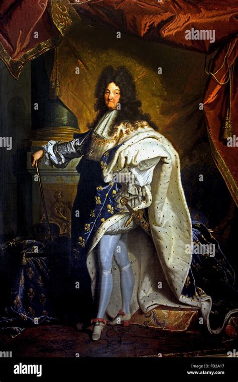 King Roi Louis Xiv 1710 74 In Coronation Robes 1701 Rigaud Hyacinthe