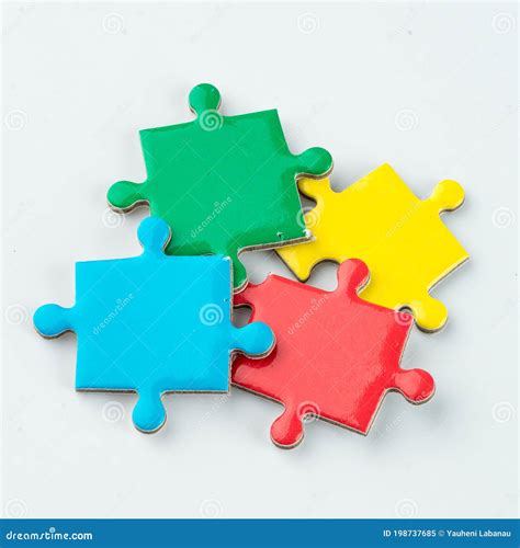 Multi Colored Puzzle Pieces Close Up Stock Image Image Of Design