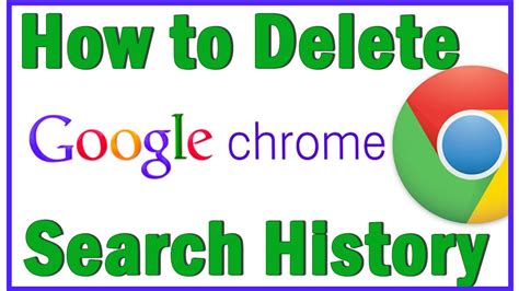How To Delete Search History On Google Chrome 2015 How To Clear