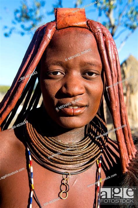 Himba Woman Sesriem Kaokoland Namibia Stock Photo Picture And