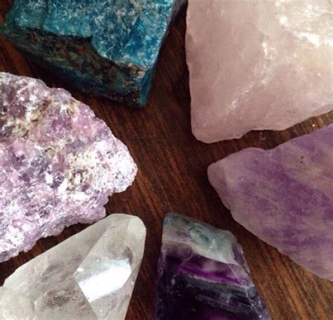Intuitively Chosen Raw Crystal Set Natural Crystal Etsy