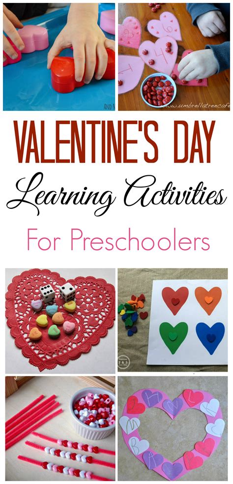 valentine s day learning activities for preschoolers