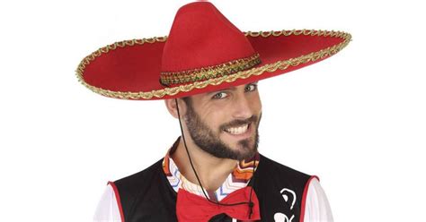 Th3 Party Hat Mexicansk Mand Rød • Se Pricerunner