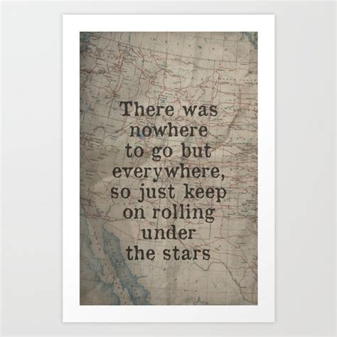 Jack Kerouac Art Print By Redpaintedwreck Society6