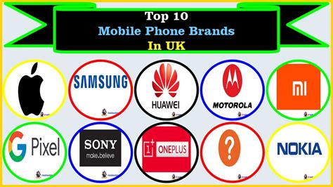 Top 10 Mobile Phone Brands In Uk Most Popular Smartphone Companies In