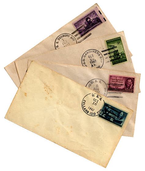 Royalty Free Letter 1940s Style Envelope Old Fashioned Pictures Images
