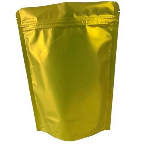 Plain Glossy Dry Fruits Packaging Stand Up Pouch Zipper Slider At Rs