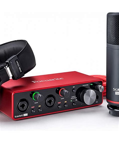 Focusrite Scarlett 2i2 Studio 2x2 Usb Audio Interface With Microphone