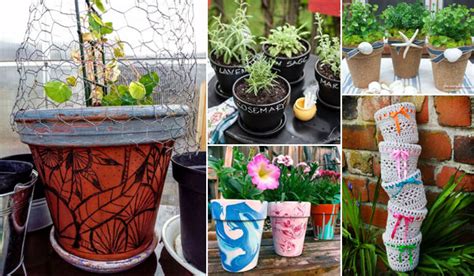 How To Decorate Plastic Pot Plants Leadersrooms