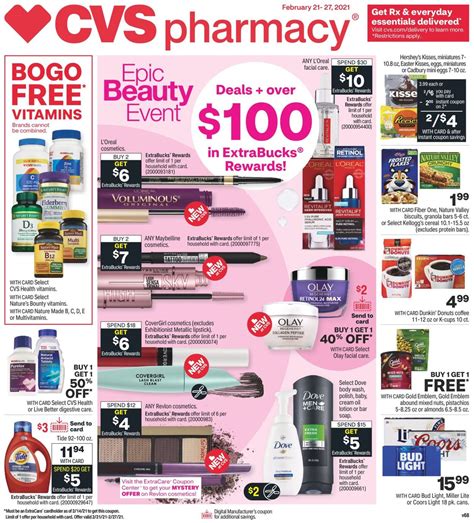 Cvs Pharmacy Current Weekly Ad 0221 02272021 Frequent