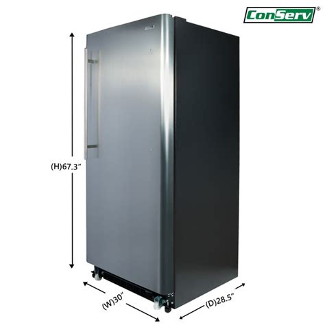 Conserv 17 Cu Ft Frost Free Convertible Upright Freezerrefrigerator