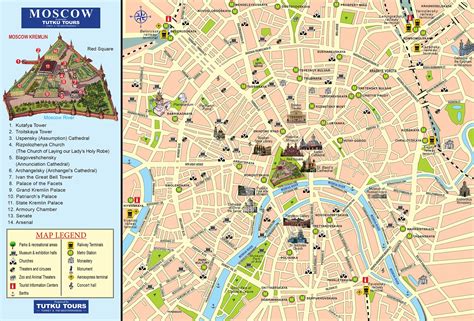 Tutku Tours Moscow And St Petersburg Map