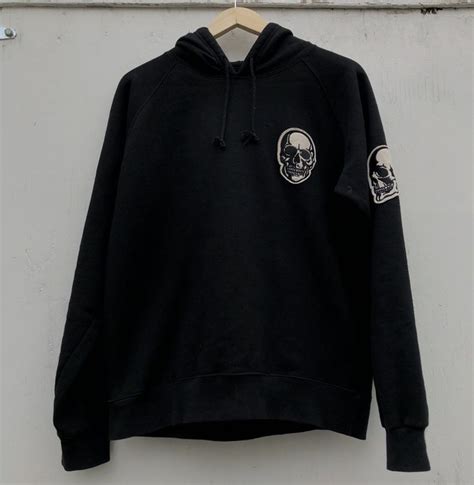 number n ine double skull hoodie clothes athletic jacket skull hoodie