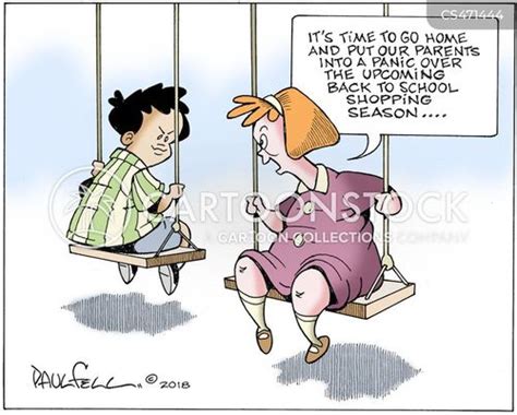School Shopping Cartoons And Comics Funny Pictures From Cartoonstock
