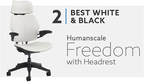 Best White Office Chairs 2 Black 