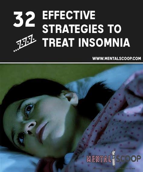 32 effective strategies to treat insomnia mental scoop