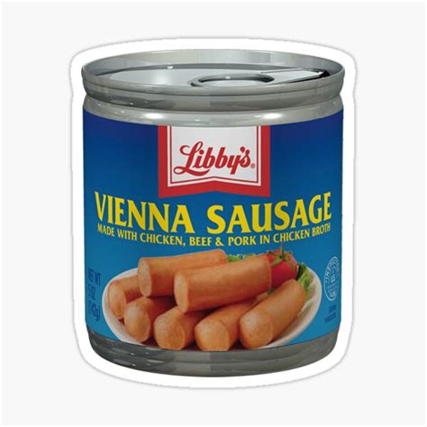 Vienna Sausage Sticker For Sale By Annoyingcounte Redbubble
