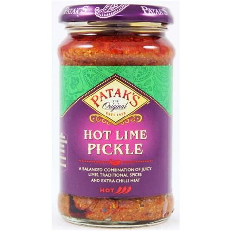 Pataks Lime Pickle Extra Hot 283g Fine Distribution As