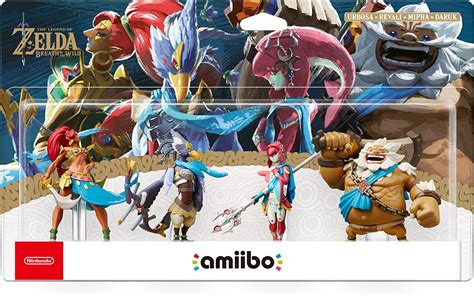Amiibo The Legend Of Zelda Breath Of The Wild Recken Set Figuren Mx Videojuegos