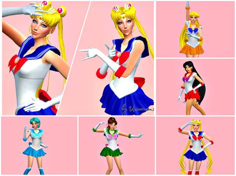 Sailor Moon Pose In Gamecas By Dreacia Sims 4 Poses