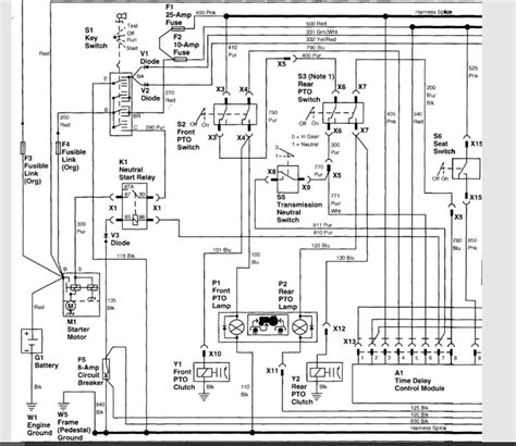 John Deere 400 Garden Tractor Wiring Diagram Wiring Diagram