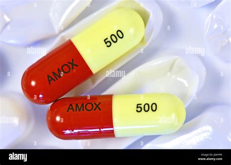 Medicines Amoxicillin Penicillin Antibiotic Pills Stock Photo Alamy