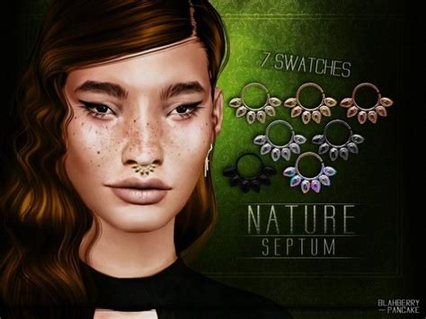 Nature Septum By Blahberry Pancake For The Sims 4 Spring4sims Sims